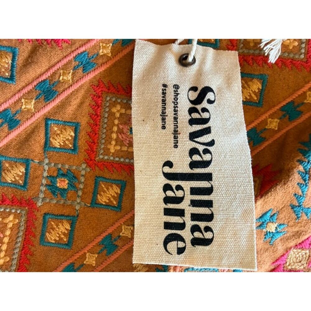 Savanna Jane - Southwestern Mini Skirt with Grommets - Small - Picture 6 of 8